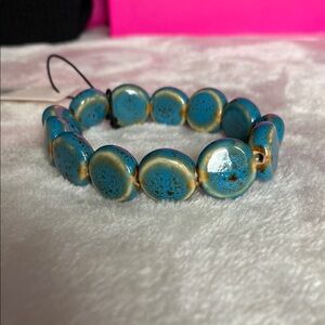 Vintage Blue Bracelet with Turquoise Elegance